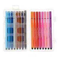 Фломастеры 24 цветов, в пластиковом пенале