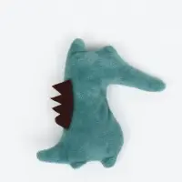 Игрушка для кошек, &laquo;Крокодил&raquo;, с кошачьей мятой, 10 см, зелёная