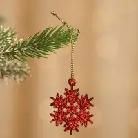 Ёлочные игрушки набор 6 шт. &laquo;Зимнее волшебство. Снежинка&raquo;, d=3.5 см, МИКС