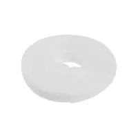 Лента-липучка для проводов 5000&times;10&times;1.5 мм ТУНДРА, белая, 1 шт.