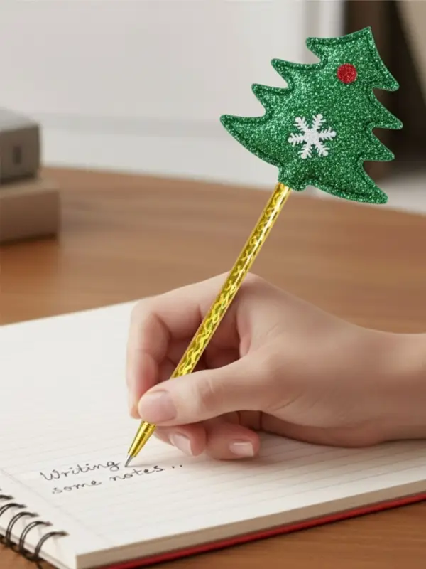 Ручка-прикол Calligrata &laquo;Ёлочка&raquo;, синий стержень, шариковая, МИКС