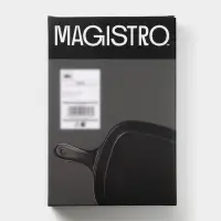 Блюдо для подачи Magistro Carbon, 28&times;19&times;4 см, фарфор, чёрное