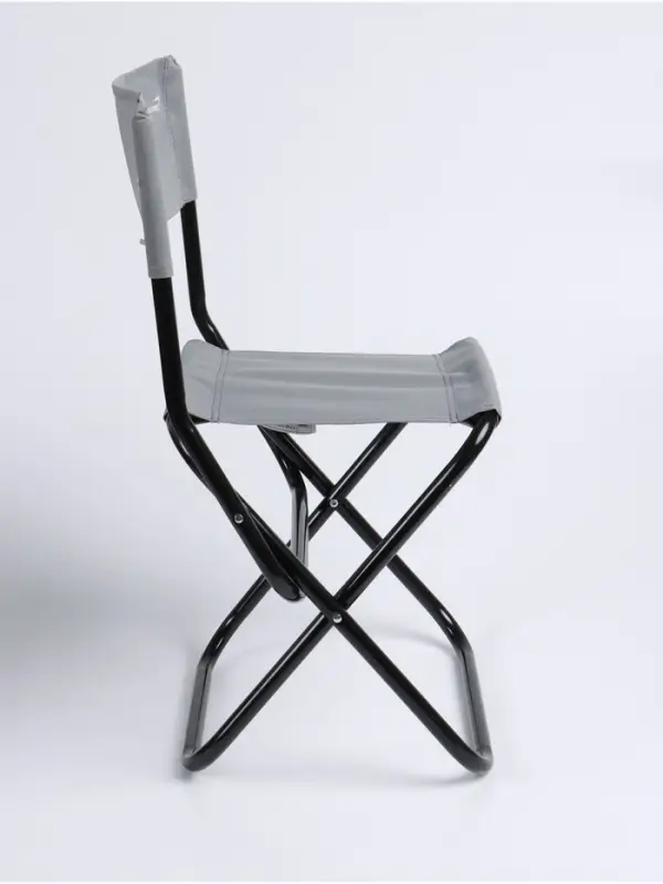 Стул туристический складной ACTIWELL, 42&times;31&times;66.5 см, со спинкой, до 100 кг, МИКС