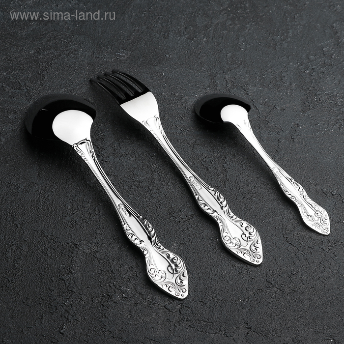 Набор столовых приборов «Славянка», 36 предметов, декоративная коробка Набор столовых приборов «Славянка», 36 предметов, декоративная коробка