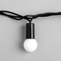 Гирлянда &laquo;Нить&raquo; 10 м с насадками &laquo;Шарики 1.5 см&raquo;, IP44, тёмная нить, 100 LED, свечение белое, 8 режимов, 220 В