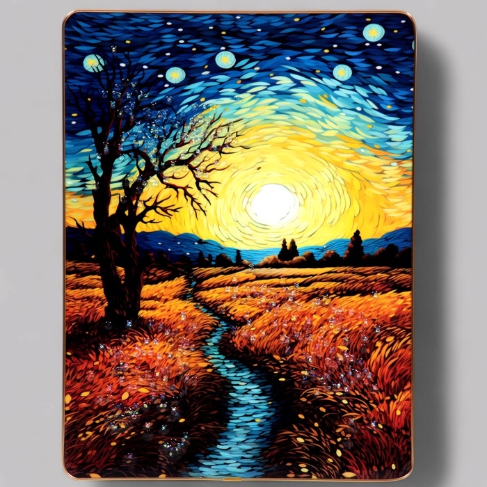 Картина акрил  Картина акрил "Вечернее чудо" 40х30 см