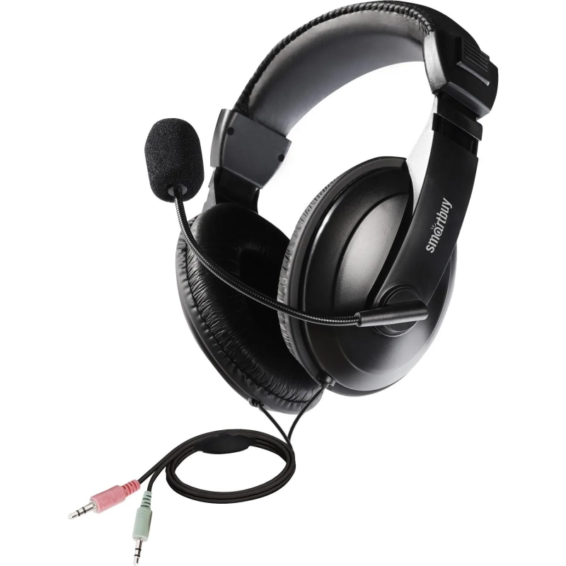 Гарнитура SmartBuy COMMANDO (SBH-7000), стерео рег.громк, кабель 2.5м