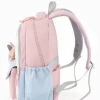 Рюкзак для девочки, для ручной клади, повседневный, с кошельком, 32&times;14&times;46 см, розовый