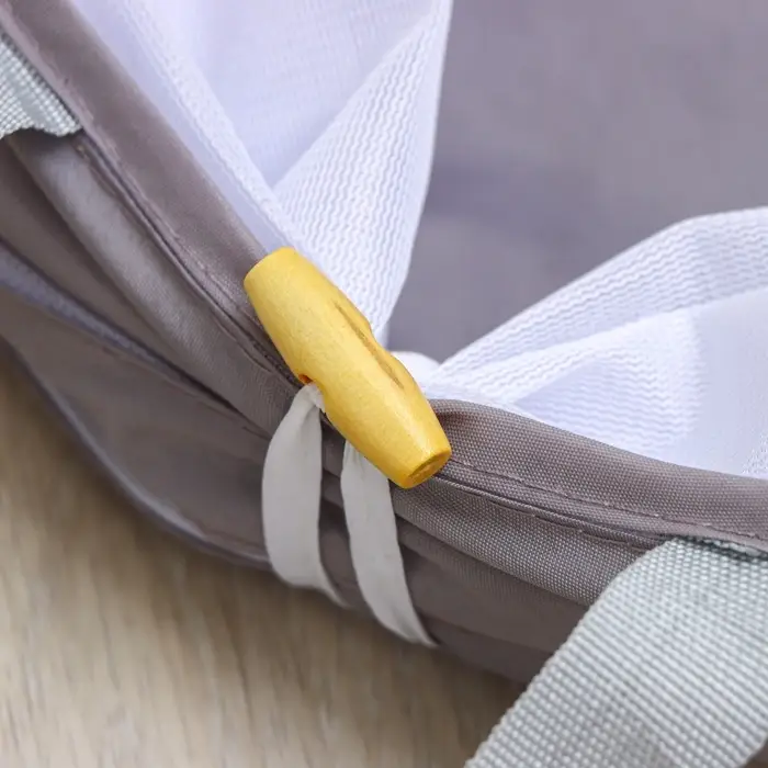 Корзина для белья складная Доляна, 35&times;35&times;43 см, серая