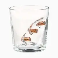 Стакан граненый с пулей &laquo;Непробиваемый&raquo;, для виски, 250 мл