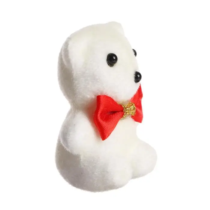 Игрушка из пенопласта «Мишка с бантом», 5 см, МИКС