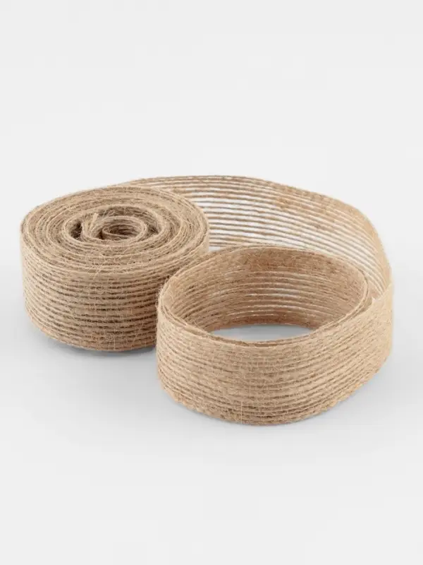 Лента текстильная, 25 мм, 4.5&plusmn;0.5 м, бежевая