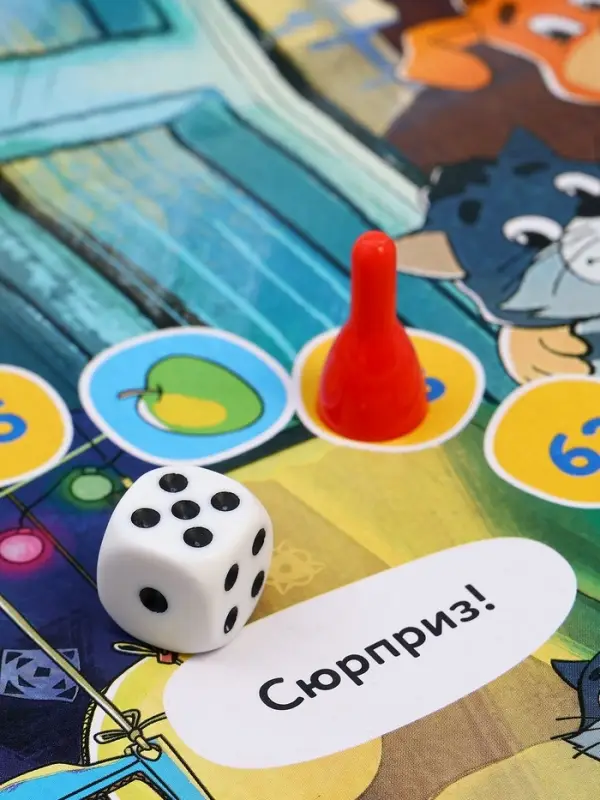 Настольная игра - ходилка &laquo;Простоквашино&raquo;, 2-4 игрока, 5+
