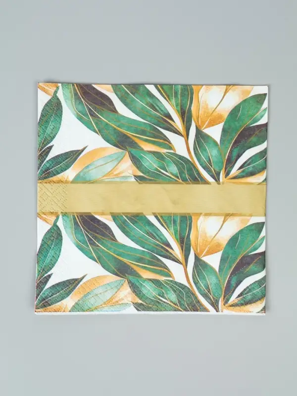 Салфетки бумажные трёхслойные «Малахит», 33х33, 20 шт Салфетки бумажные трёхслойные «Малахит», 33х33, 20 шт