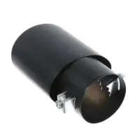 Насадка на глушитель 14&times;8.5 см, посадочный 64 мм, черный матовый