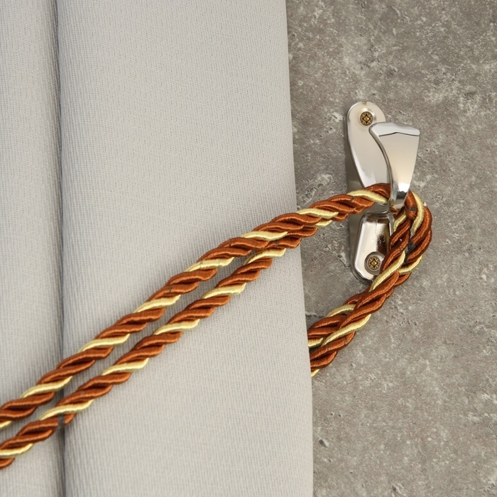 Крючок для штор KS101 CAPPIO, однорожковый, цвет хром,2 шт Крючок для штор KS101 CAPPIO, однорожковый, цвет хром,2 шт