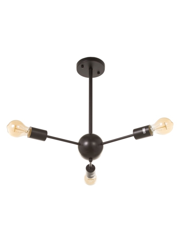 Люстра Люстра "Кон" 3х40Вт Е27 черный 50х50х43см