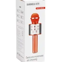 Микрофон для караоке Luazon LZZ-56, WS-858, 1800 мАч, чёрный