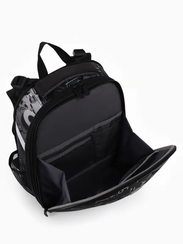 Рюкзак школьный для мальчика &laquo;Плата&raquo;, Stavia, эргономичная спинка, 30&times;16&times;38 см, чёрный