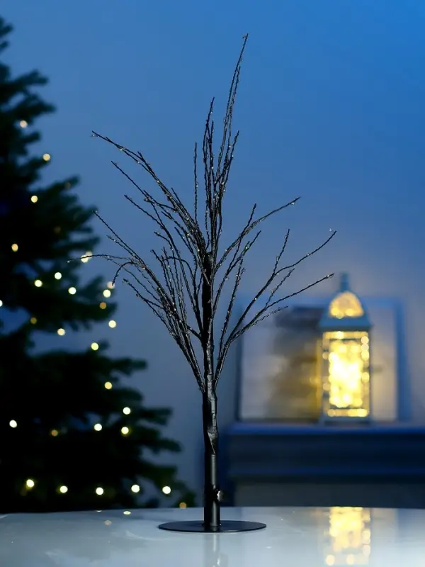 Дерево светодиодное 60 см, 240 LED, USB, свечение янтарно-белое