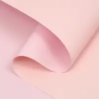 Пленка для цветов тонированная, матовая, розовый, 57&times;57&plusmn;1 см, 65 мкм