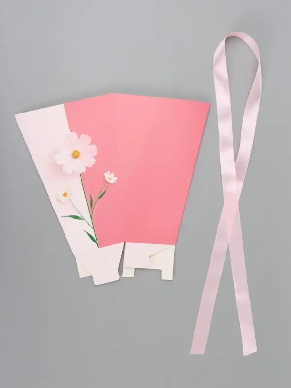 Переноска для цветов на лентах &laquo;Подарок&raquo;, 17&times;25&times;9 см