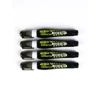 Ручка-корректор 8 мл, металлический наконечник PROвыбор "Черный неон", набор 4 шт