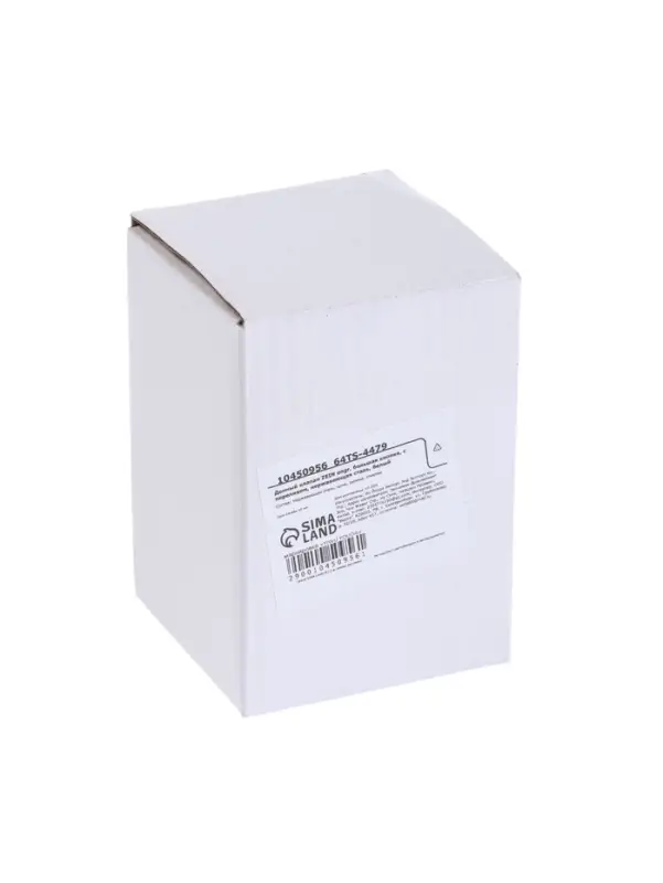 Донный клапан ZEIN engr, большая кнопка, с переливом, нержавеющая сталь, белый