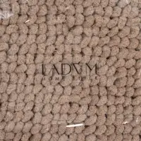 Коврик для дома LaDо́m, букли, плотность 1100 г, 50&times;80 см, коричневый