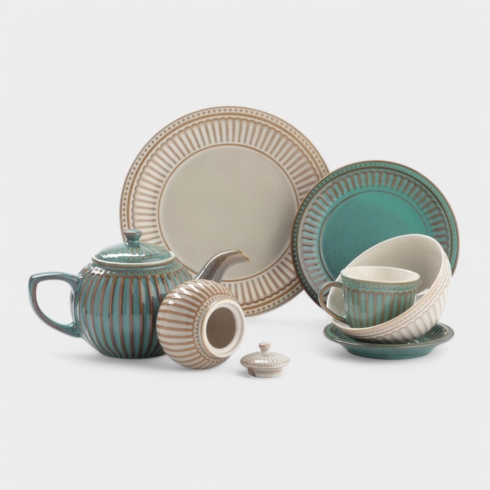 Сахарница Доляна Сахарница Доляна "Винтаж" 350 мл , цвет синий