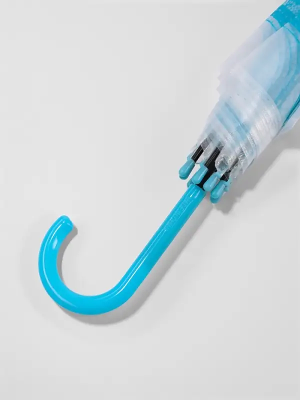 Зонт - трость полуавтоматический &laquo;Париж&raquo;, 8 спиц, R=46/55 см, d=92 см, рисунок МИКС