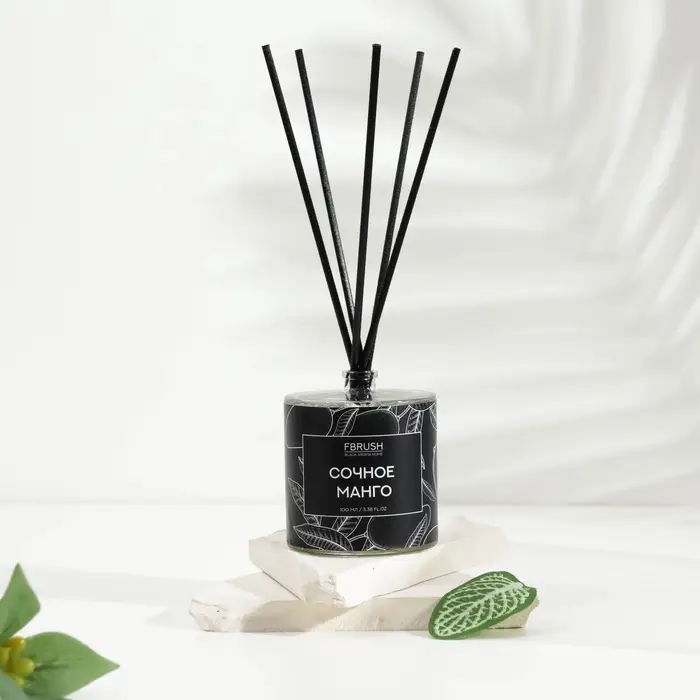 Диффузор ароматический BLACK AROMA HOME Диффузор ароматический BLACK AROMA HOME "Сочное манго", 100 мл