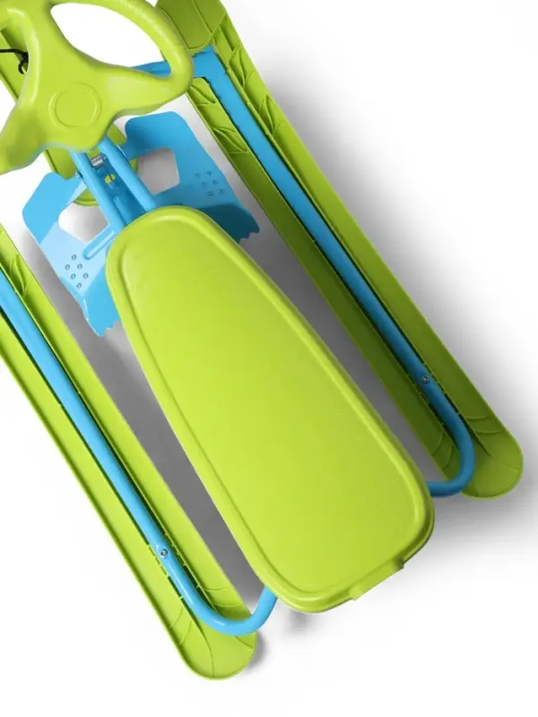 Снегокат, лимонный, голубой, ТСП/ГЛ Nika Kids