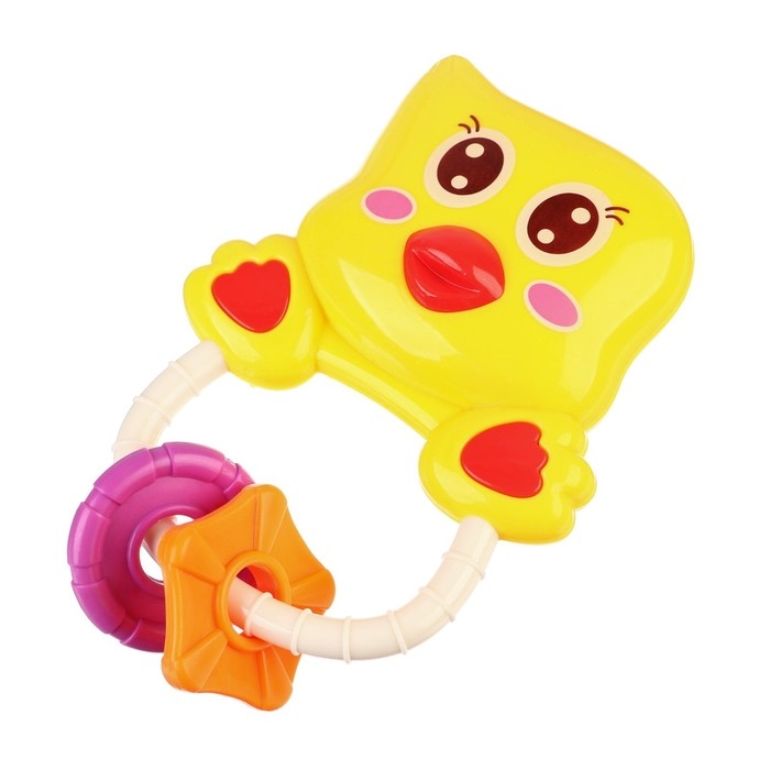 Погремушка «Радость малыша: Цыпленок на колечке», Крошка Я Погремушка «Радость малыша: Цыпленок на колечке», Крошка Я