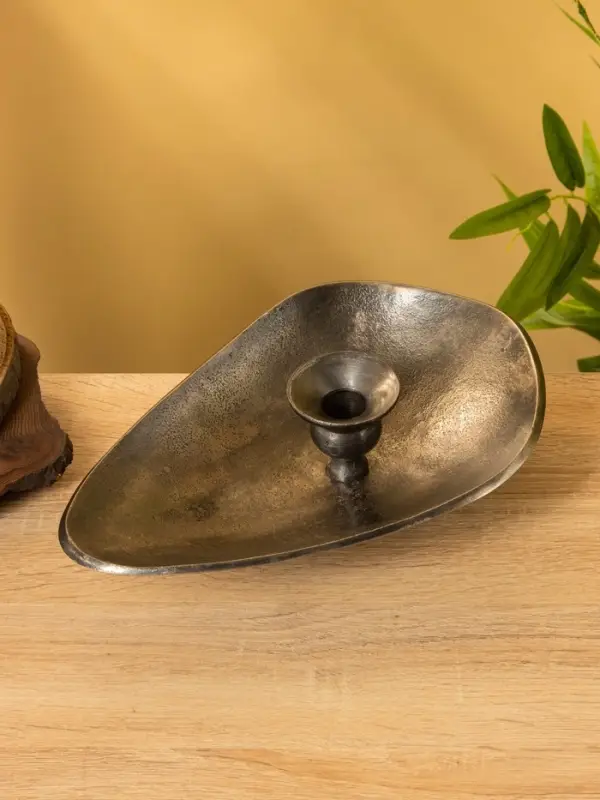 Подсвечник  Подсвечник "Средневековье" алюминий 25,5х18х7,5 см