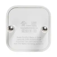 Сетевое зарядное устройство GQ-2, USB, 1 А, белое