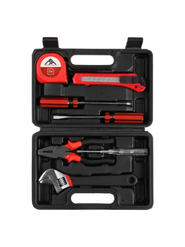 Набор инструментов в кейсе ЛОМ &laquo;23 ФЕВРАЛЯ&raquo;, в подарочной упаковке, 7 предметов