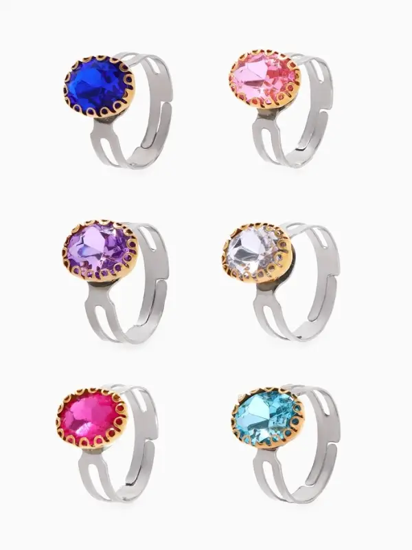 Кольцо &laquo;Выбражулька. Драгоценность&raquo;, безразмерное, МИКС