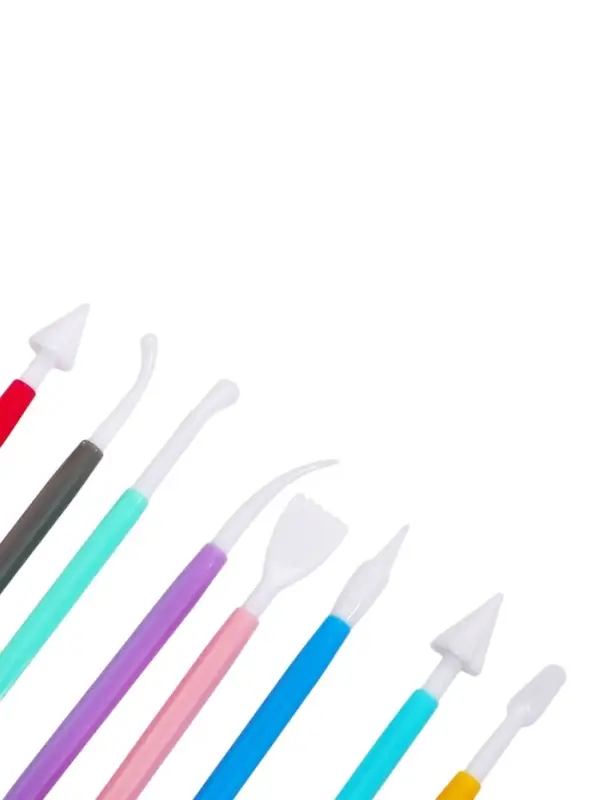 Набор стеков для лепки из глины, пластилина, пластики, 8 штук, МИКС