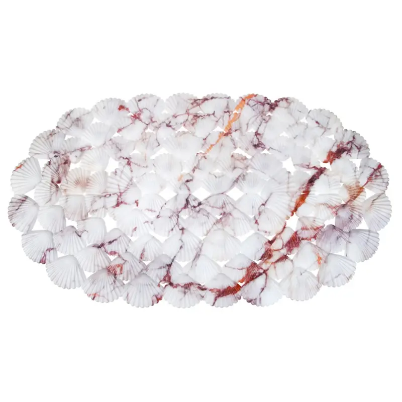 VETTA Коврик в ванну противоскользящий, ПВХ, 66x38 см, "Сплит", 2 дизайна