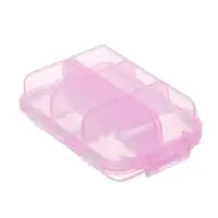 VETTA Бокс для таблеток 10 ячеек, 9х6х3 см, пластик