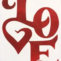 Пакет подарочный крафт Love 15×8×21 см