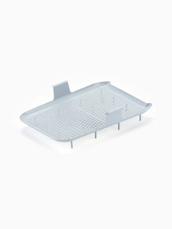 Туалет для кошек &laquo;Марсель&raquo;, 50&times;34.5&times;12 с, глубокий, с сеткой, полипропилен, светло-серый