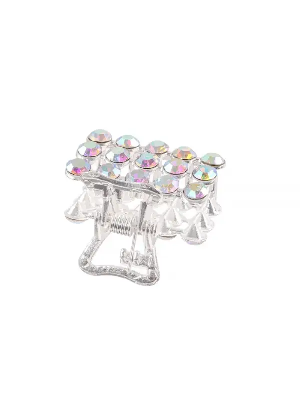 Крабик для волос &laquo;Классик&raquo;, 2.5 см, серебристый