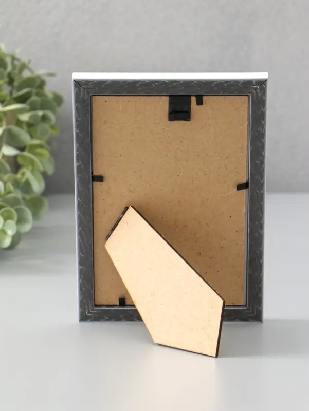 Фоторамка для фото 10х15 см "Oframe", пластик, белый, (пластик экран)