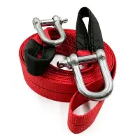 Трос буксировочный (усиленный) AVS EXPERT ST-75B 7т 5м.шаклы (сумка)