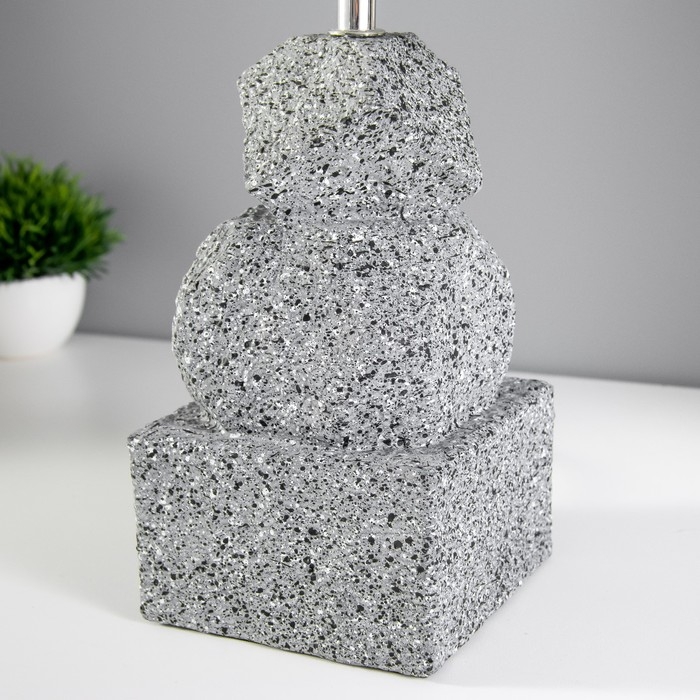 Настольная лампа Настольная лампа "Баланс" Е14 40Вт серый 22х22х40 см RISALUX