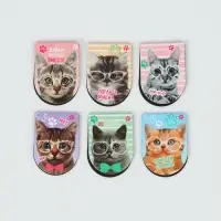Закладки магнитные для книг, 6 шт. &laquo;Котики&raquo;