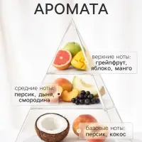 Диффузор ароматический с палочками Hygge Home Фруктовая панакота, 50 мл