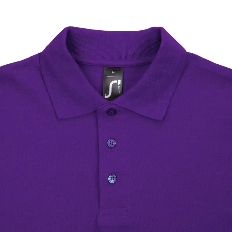 Рубашка поло мужская Spring 210 темно-фиолетовая, размер S Рубашка поло мужская Spring 210 темно-фиолетовая, размер S